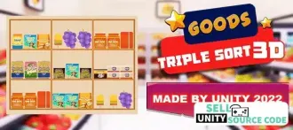 🧩 Goods Triple Sort 3D SellUnitySourceCode source code