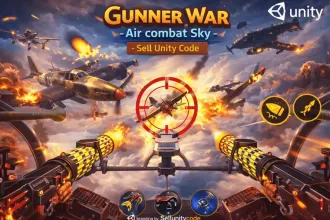 Gunner War – Air combat Sky source code