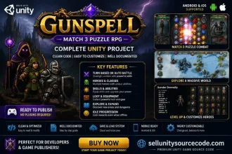 Gunspell | Match 3 Puzzle RPG source code