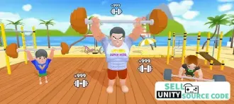 Gym Lifting Hero: Tile Master SellUnitySourceCode source code