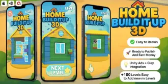 Home Build It Up 3D – Puzzle Mobile Game source code