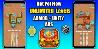 Hot Pot Flow Food 3D Unity Source Code – Premium Food Sorting Puzzle source code