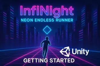 InfiNight – Neon Endless Runner source code