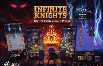 👑 Infinite Knights – Idle RPG SellUnitySourceCode source code