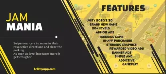 Jam Mania – Hypercasual Puzzle Game SellUnitySourceCode source code