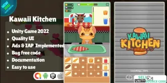 Kawaii Kitchen Best Unity Multiplayer Game SellUnitySourceCode source code