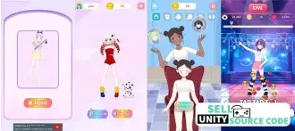 Left or right: Magic Dress up SellUnitySourceCode  source code