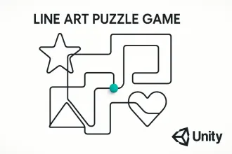 Line Art Puzzle Game source code
