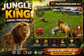 Lion Games Jungle King Animal Simulator Unity Game source code