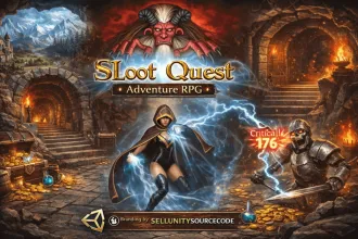 Loot Quest – Adventure RPG Unity Game Source Code source code