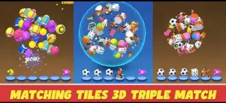 Matching Tiles 3D Triple Match SellUnitySourceCode source code
