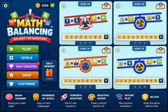 Math Balancing Game- Math Balancing Unity Template source code