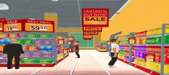 Mega Mall Cashier : Supermarket Grocery Shopping  SellUnitySourceCode source code