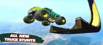 Mega Ramp Monster Truck Impossible Stunt SellUnitySourceCode source code