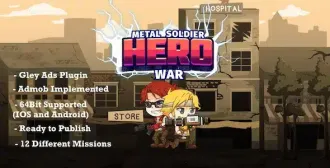 Metal Soldier Hero War – Complete SellUnitySourceCode source code