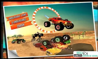 Monster Truck 4×4 Desert Rampage – 2025 Complete Unity Projects – SellUnitySourceCode.com source code