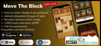 🧩 Move The Block – Puzzle Brain Challenge SellUnitySourceCode source code