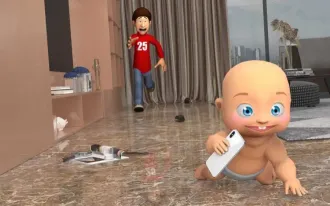 🍼 Naughty Twin Baby Simulator 3D – Funny Prank Game | SellUnitySourceCode source code