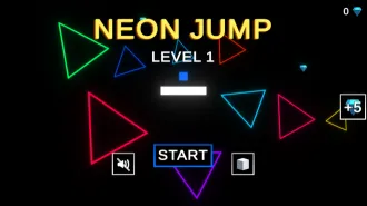 Neon Jump – Complete Unity Game + Admob source code