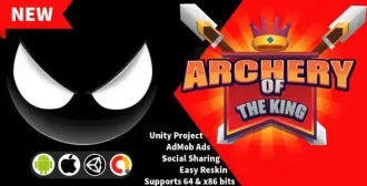 New Archery of The King – 3D Bow Shooting Unity Game + Admob – SellUnitySourceCode.com source code