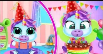  New Baby Unicorn Pet Care – Nursery & Dress Up Unity Game SellUnitySourceCode.com source code