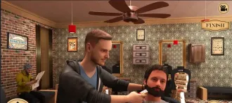 New Barber Shop Hair Cut Salon 3D SellUnitySourceCode.com source code