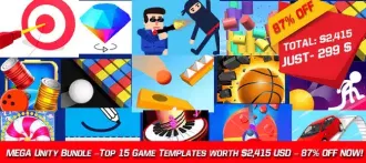 Nimmi Developer’s MEGA Unity Bundle –Top 15 Game SellUnitySourceCode source code