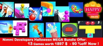 Nimmi Developers Halloween MEGA Bundle Offer: 13 SellUnitySourceCode source code
