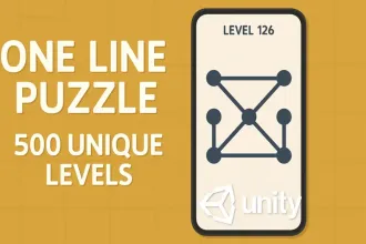 One Line Puzzle | 500 Unique Levels source code