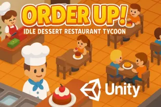 Order Up! – Idle Dessert Restaurant Tycoon SellUnitySourceCode source code