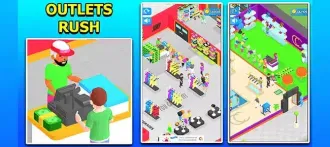 Outlets Rush 3D Idle Tycoon Game Sell Unity Source Code source code