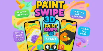Paint Swipe 3D Hyper Casual Game source code