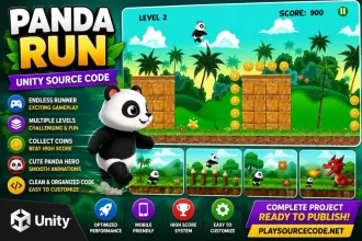 Panda Adventure – Complete Unity Game source code