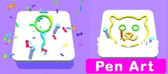 Pen Art – Trending Hyper Casual Game SellUnitySourceCode source code