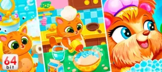 Pet Wash – Cute Animal Cleaning Salon Game | SellUnitySourceCode source code