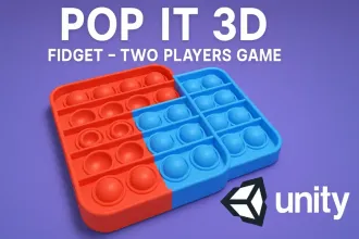 Pop It 3D Fidget – Two Players Game With AI source code