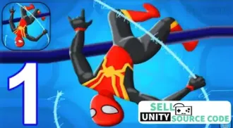 Ragdoll Dismount: Fall Break – Physics Bone Crash Game | SellUnitySourceCode.com source code