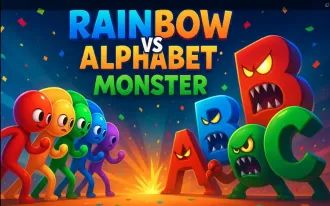 Rainbow Vs Alphabet : Monster SellUnitySourceCode source code