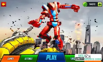Robot Car Ball Transform Fight SellUnitySourceCode source code