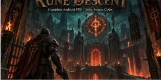 Rune Descent - Unity Android FPS Game source code