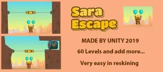 Sara Escape – puzzle game. SellUnitySourceCode source code