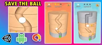 Save The Ball 3D Game Unity Source Code SellUnitySourceCode source code