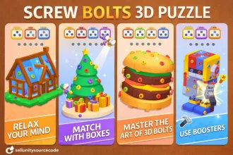 Screw Bolts 3D Puzzle source code