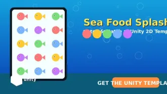Sea Food Splash: Catch & Match Unity 2D Game Template source code