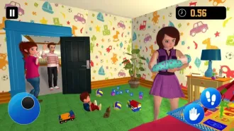 Siblings Baby Care Nanny Mania Game SellUnitySourceCode source code