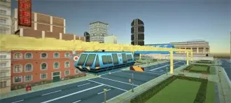 Sky Train Simulator : Euro Elevated Train Driving SellUnitySourceCode source code