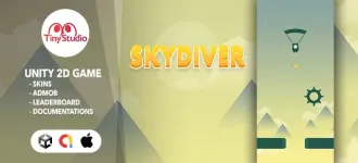 Skydiver – Unity project SellUnitySourceCode source code