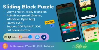 Sliding Block Puzzle – Unity Complete Project source code