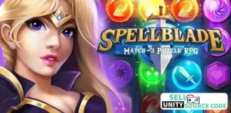 Spellblade: Match-3 Puzzle RPG – Epic Fantasy Adventure | SellUnitySourceCode source code