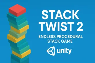 Stack Twist 2 – Endless Procedural Stack Game source code